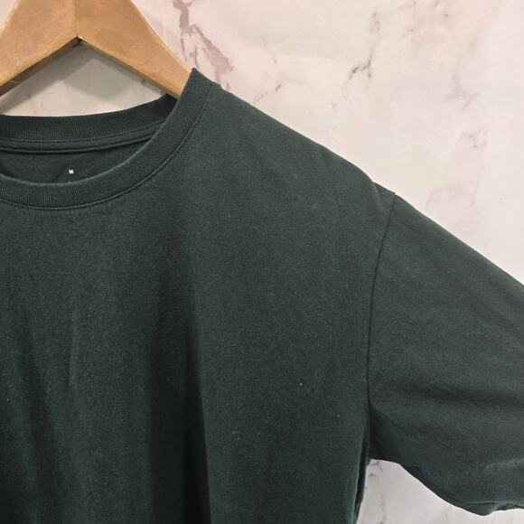 Everlane T Shirt Mens Medium Green Short Sleeve Crew Organic Cotton Premium - Picture 12 of 12